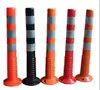 Manufacture 75cm Flexible TPU Traffic Warning Post Plastic Delineator Bollards