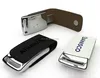 hot sale new leather material brand usb flash memory 2gb, label usb flash drive