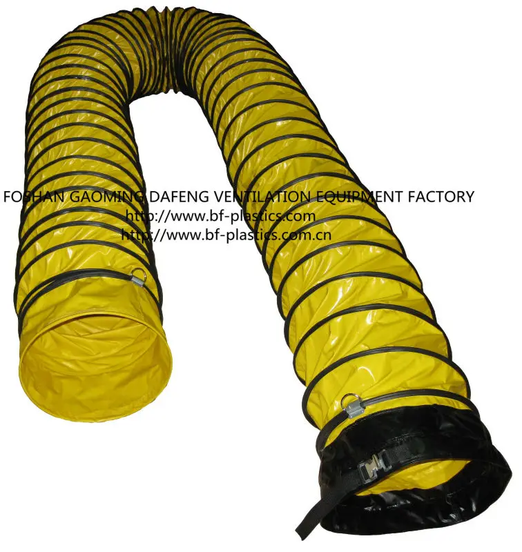 Manguera Flexible De Conducto De Aire Resistente Al Fuego De 300mm Y 12
