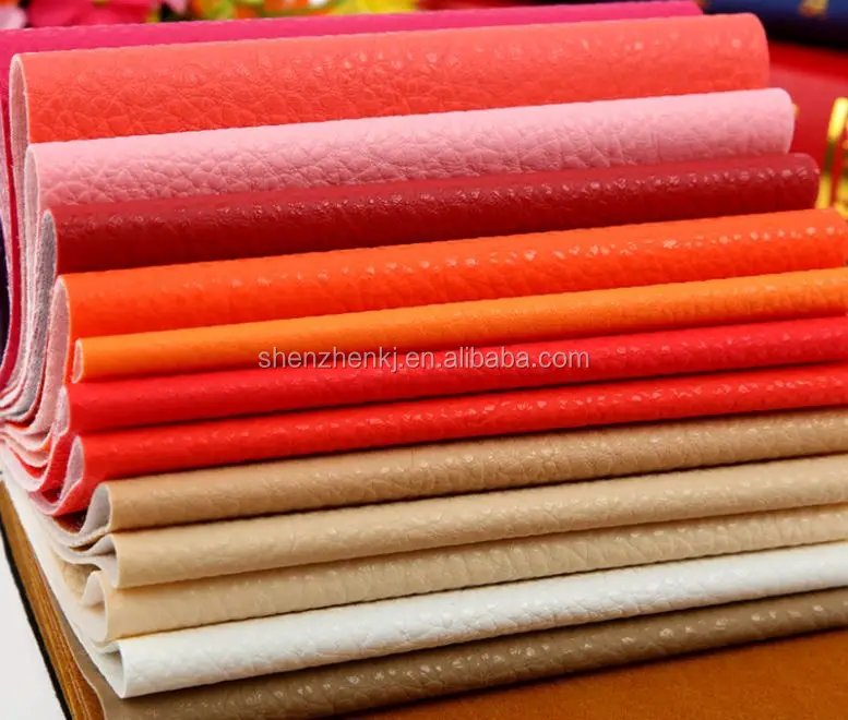 Artificial Leather For DIY Bag Material Fabric , Faux Leather Nice