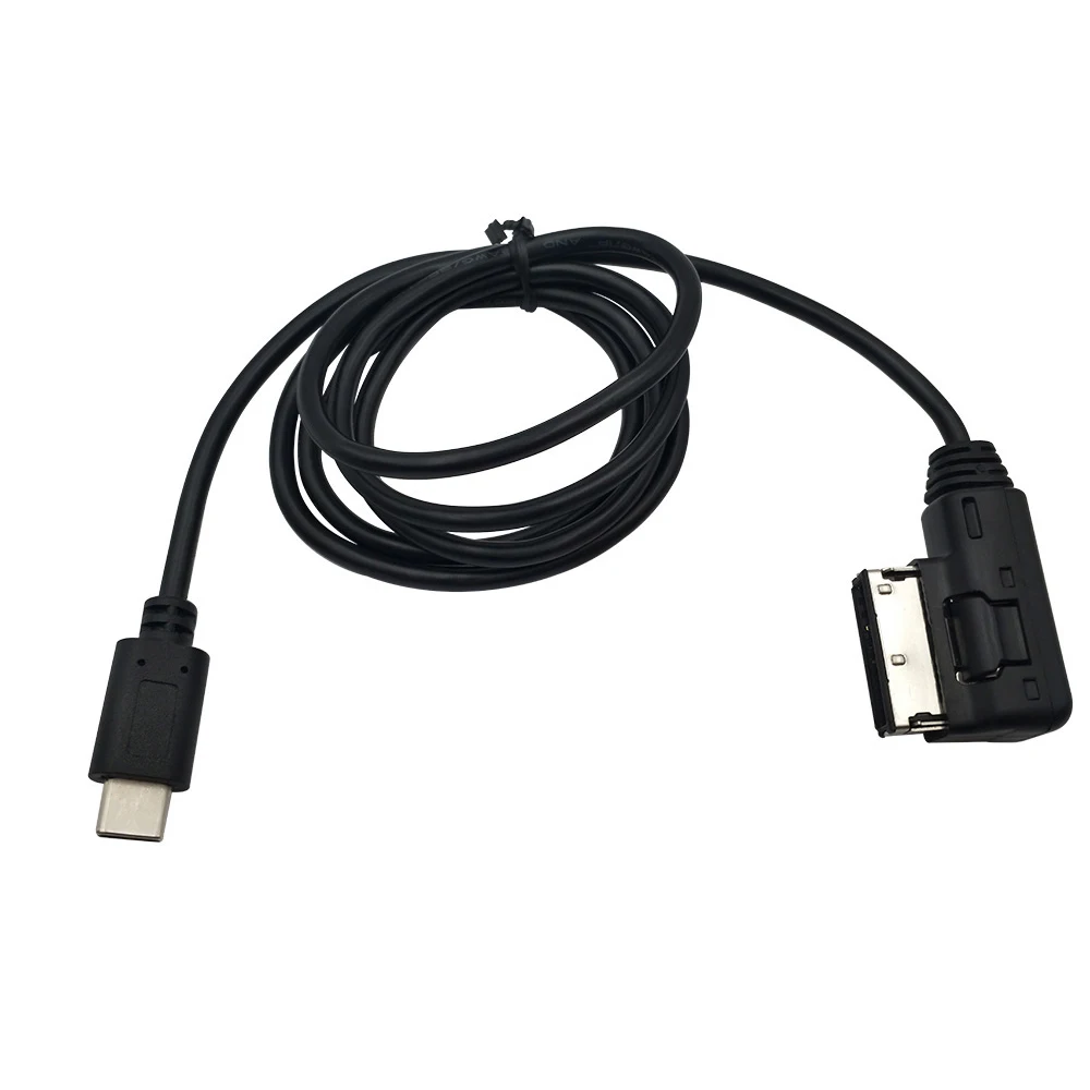USB 3.1 Type C to Media In AMI MDI Charger Cable for VW AUDI Q5 Q7 Macbook 3FT