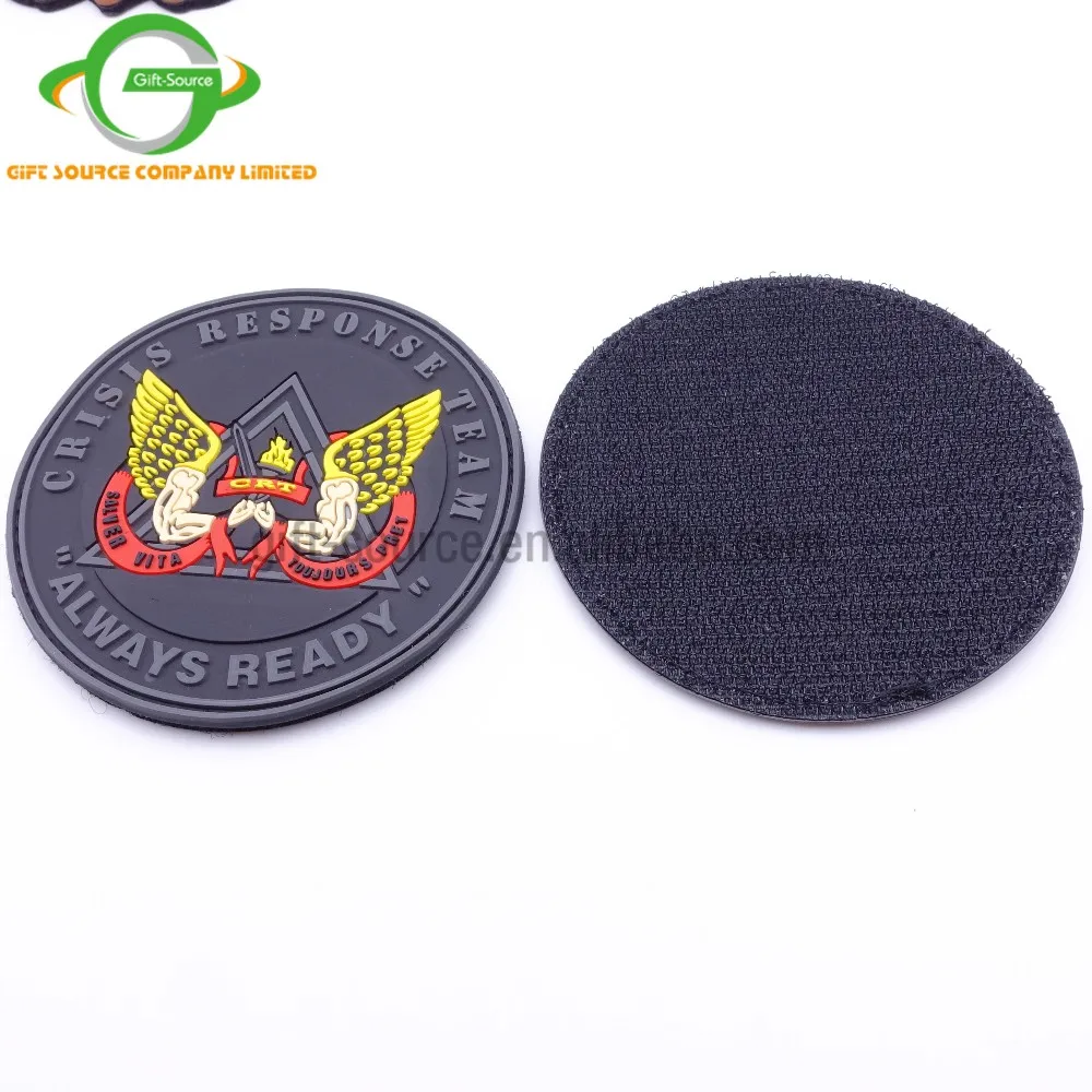 Cheap Custom Rubber Patch For Clothing Self Adhesive Soft Pvc Patch