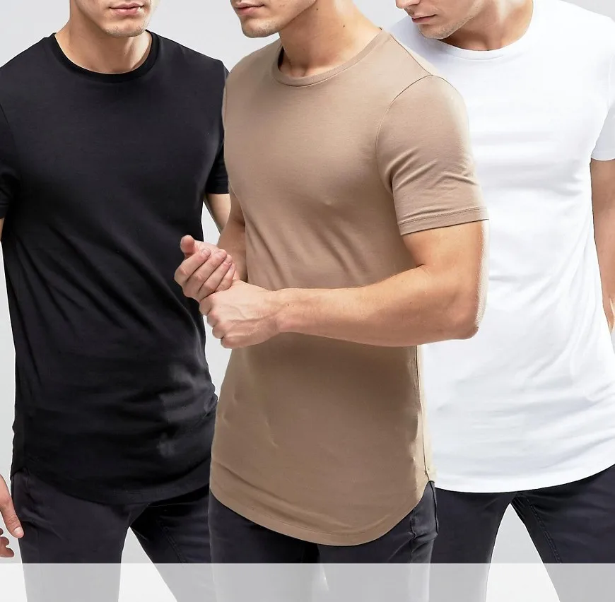 95 Cotton 5 Elastane T-shirt,Longline T Shirt,Cheap Bulk Men T Shirt ...