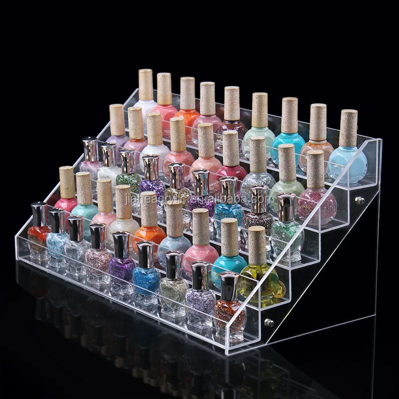 Handmade Custom Rotating Acrylic Nail Polish Rack Display For Sale