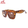 Outdoor Leopard Sun Readers Bifocal Reading Glasses Grey Lens Plastic Presbyopia Glasses Small frame Fishing Sunglasses
