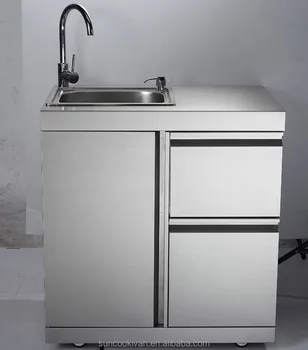 Stainless Steel Outdoor Sink Cabinet,With Stainless Steel Sink - Buy ...