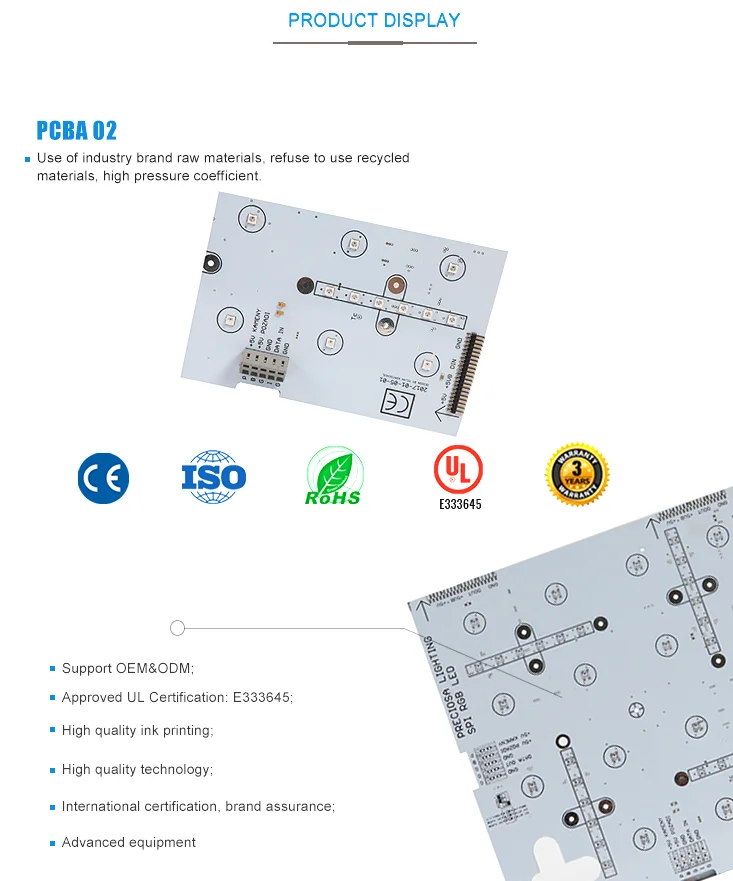 Best service customized high power 94v0 led pcb board