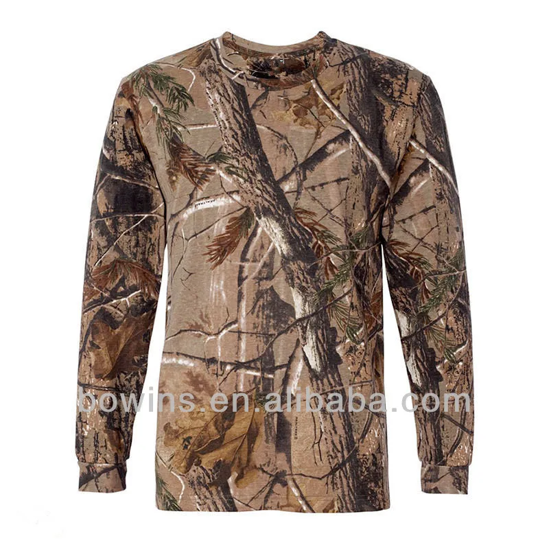 Wholesale Realtree Camouflage Hunting T Shirt Fast Dry Outdoor Sport