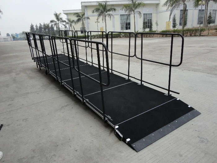 Smart stage. Мобильная сцена на колесах. Aluminium Stage.