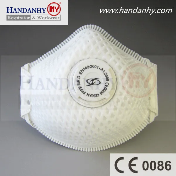breathing protective FFP2 fold flat respirator face mask