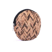 Конкурентоспособная цена пользовательские пробковая сумка для наличных денег/мини Девушка пробковая бумага Портмоне/милые круглая пробка деревянные изменить