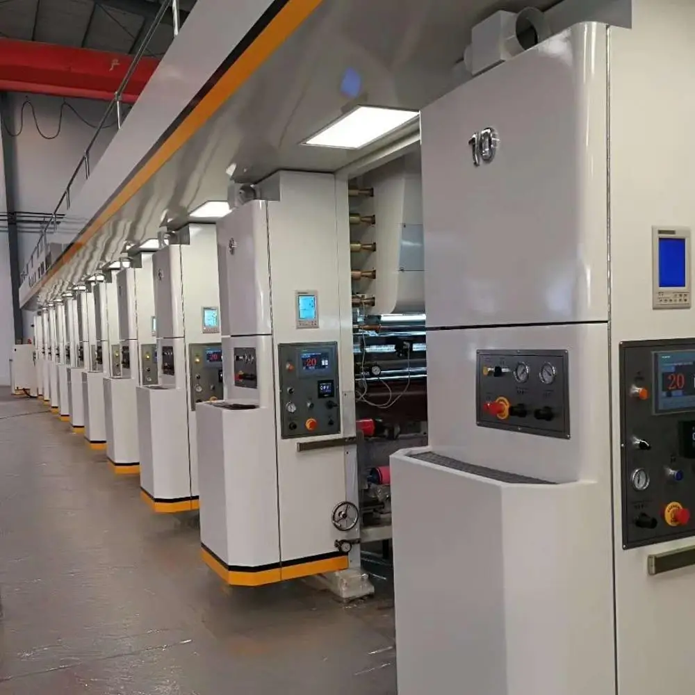 Rotogravure Printing Machine By Two Sides 12 Color Els High Speed High