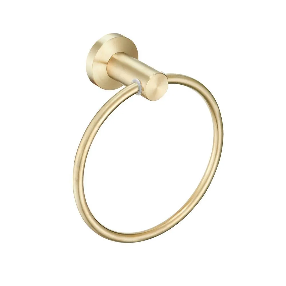 New Brushed Gold Bathroom Accessories Stainless Steel Hardware Set