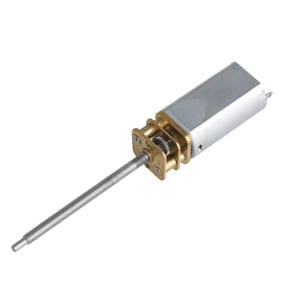 BQLZR DC12V 70RPM Metal Micro Speed Reduction Geared Motor Gearbox Wheel M3x46mm Shaft 460g Torque 1:150 Ratio for DIY Robots Electric Toy