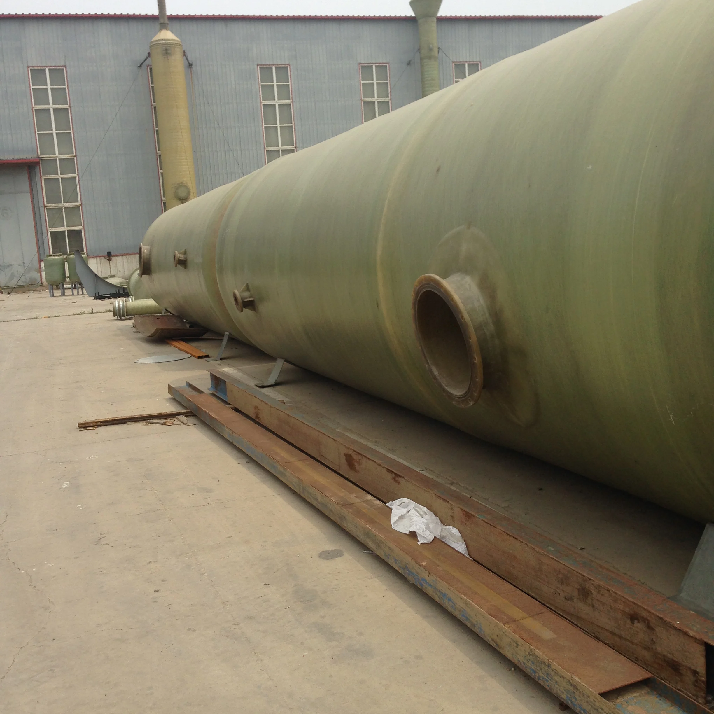 Double Wall Fiberglass Underground Storage Fuel Gasoline Tanks For Sale