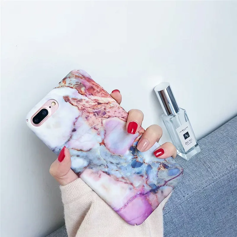 Luxury TPU Marble Phone Case For IPhone XR Custom Mobile Cover