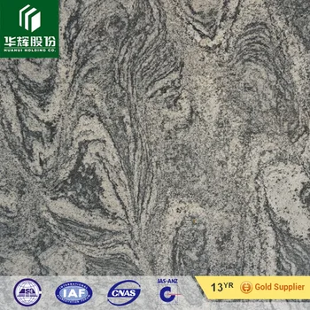 China Juparana Granite Black Color Granite Crazy Veins Granite