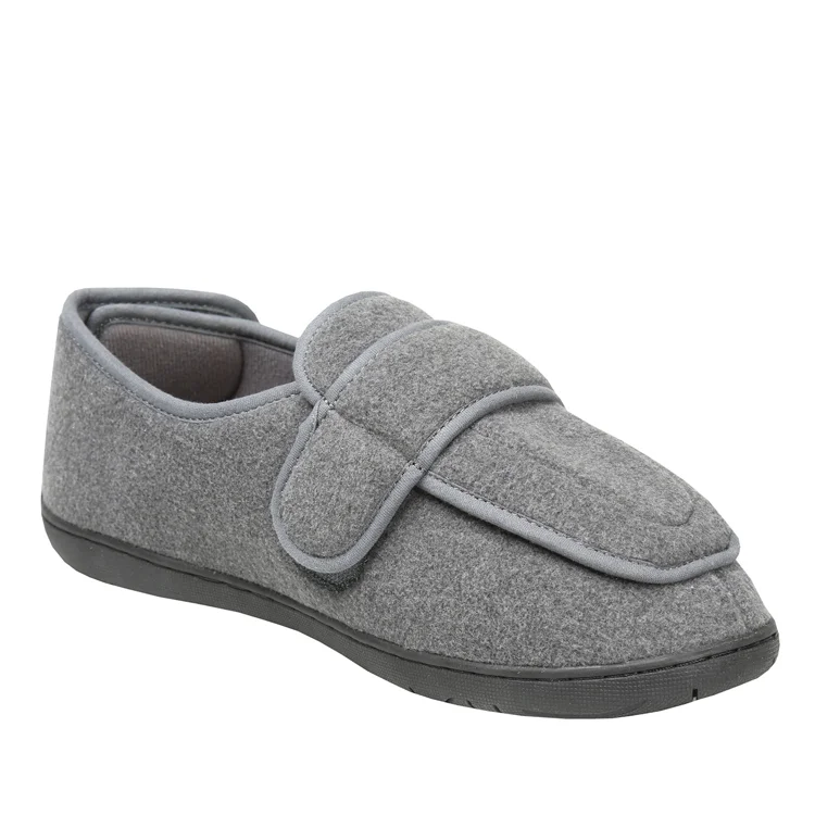 mens slippers for extra wide feet