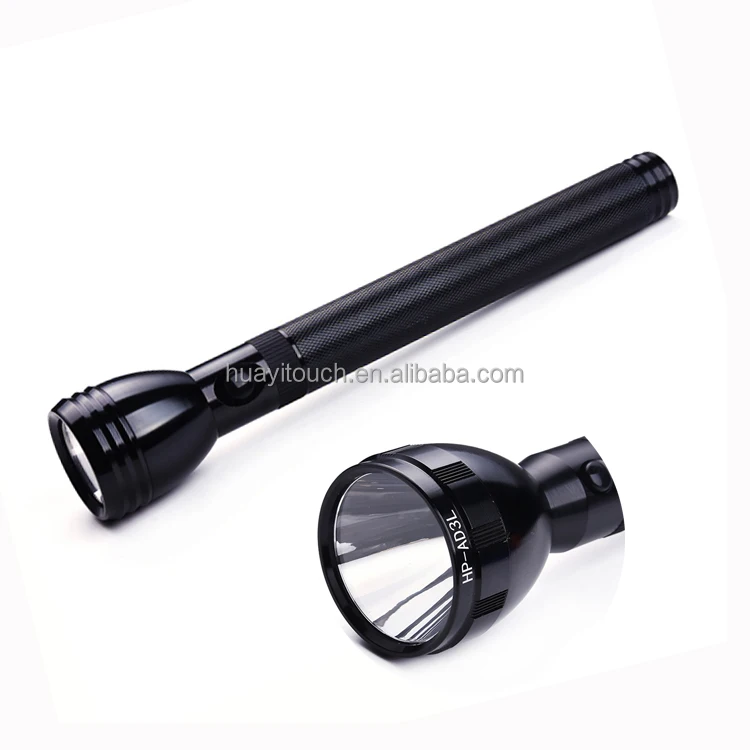 Asia Popular Torch Light Maglite LED Flashlight with D Cell