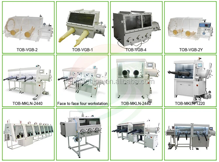 Cheap Laboratory Acrylic Vacuum Lab Glove Box With Pressure Controller