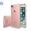 Wholesale Transparent Shock Absorption Case 1.0mm TPU Frame and PC Back Bumper Case For iPhone 7 Plus