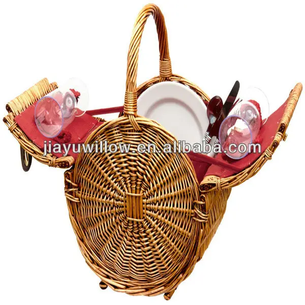 Wholesale Picnic Baskets Picnic Basket For 2 Persons Wicker Picnic ...