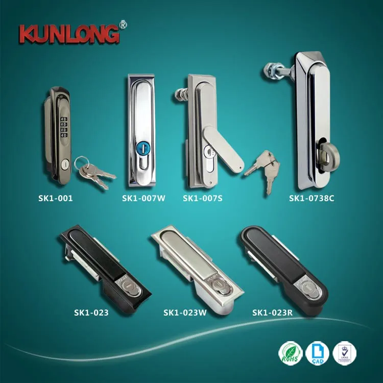 Industrial security combination latch digital door key lock