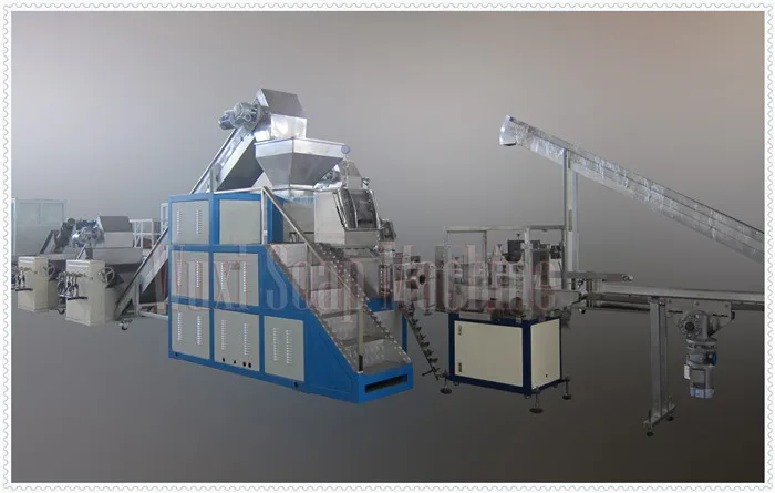 China automatic laundry bar soap making machine(CE certified) for sale from Wuxi manufacturer