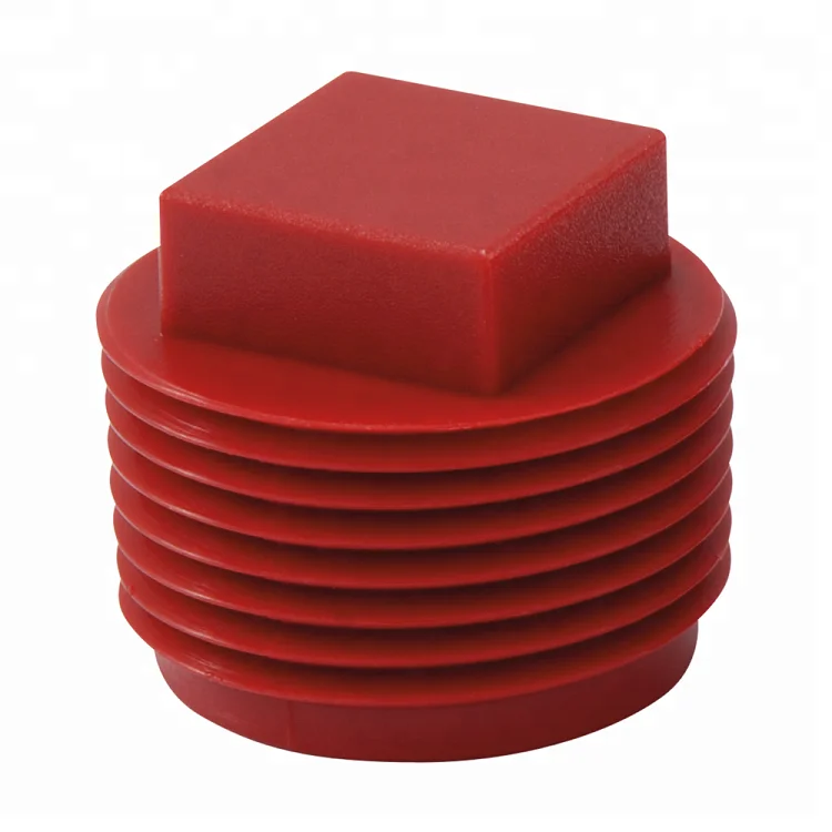 Plastic Pvc Pipe Fittings Male Thread Plug With Square Head For Npt Threads Spn Series Buy