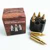 Gold bullet whiskey stones,stainless steel whisky gold bullets