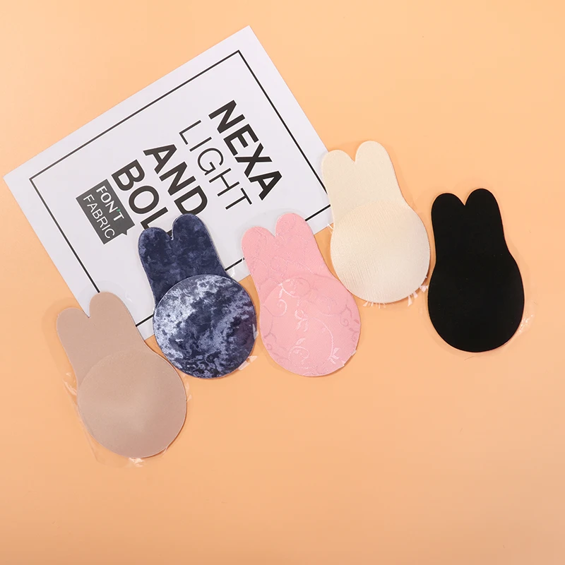 2022 New Rabbit Adhesive Bra Rabbit Shape Pasty Pasties Cute Nipple