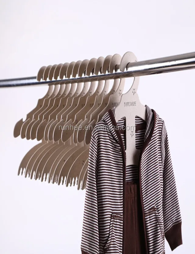 Adjustable Recycled Paper Hanger 25cm 20cm 30cm Length For Clothes Display