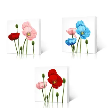 Home Decor Painting Poppy Flower Picture Prints On Canvas Modern Home