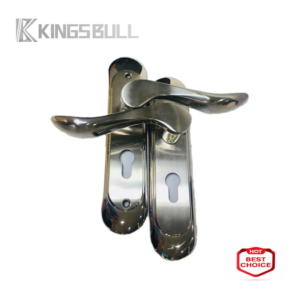 Good Quality Stainless Steel Door Handle Cover Plates,Flat Door Handle