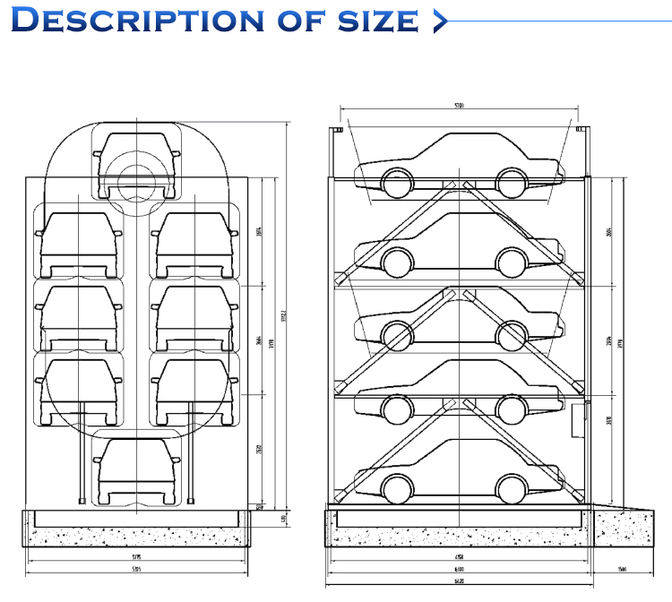 rotary carousel automatic parking system and lifting and moving parking system