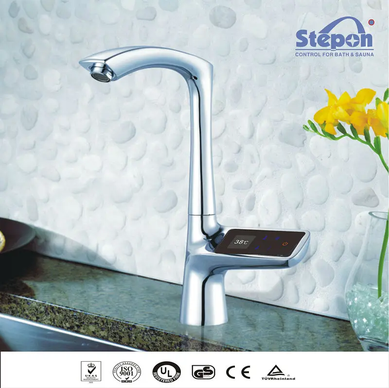 2015 Fashion Digital Kitchen Temperature Control Faucets Buy 2015 Electronic Faucet Kitchen