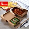 Custom logo printed paper food wraps disposable packaging