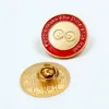 Wholesale High Quality Free Sample Flag Lapel Pin Badge / Metal Custom Easter Lily Lapel Pins
