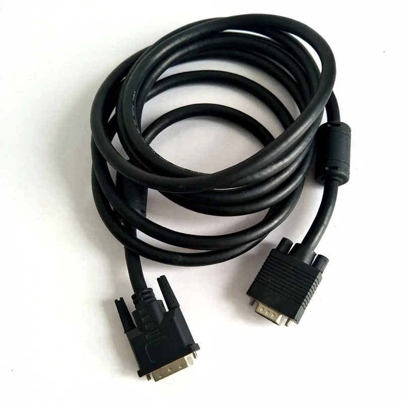 Wholesales Dvi To Vga Line Dvi-d Dual Link 24+5 Pin Male/ Hd15 Male ...