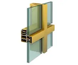Custom f<em></em>rame aluminum profile for curtain Windows And Doors