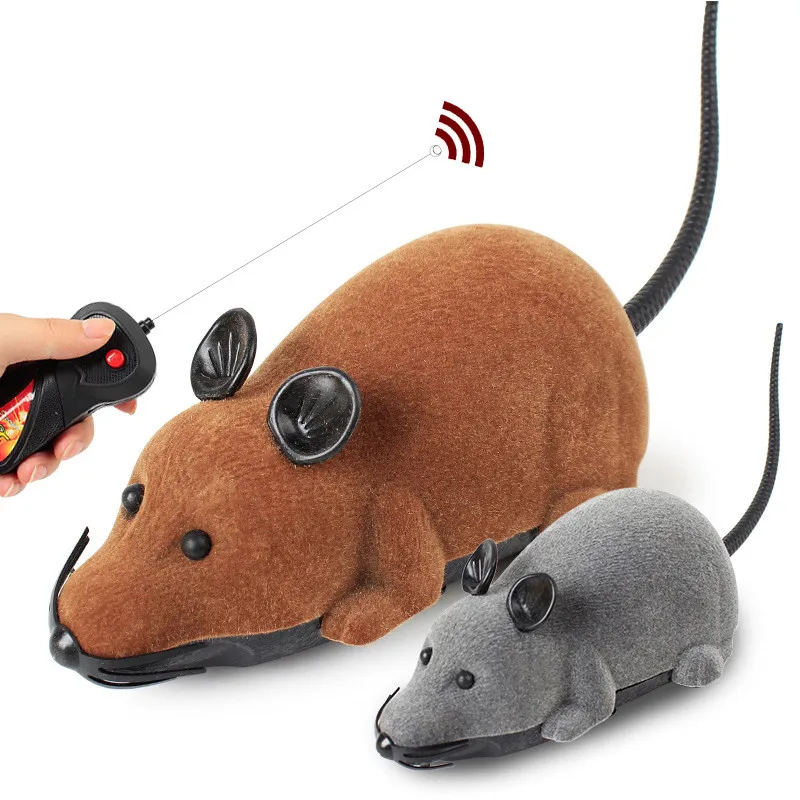 Électrique sans fil télécommande RC Rat Souris Jouet animal de compagnie Chats