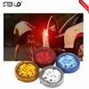 Universal magnetic battery wireless car door warning lights strobe red rgb led flash anticollision emergency stop auto