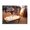 HONGTENG brand scrap iron steel stainless copper zinc melt smelt 500kg tilting melting furnace pot oven