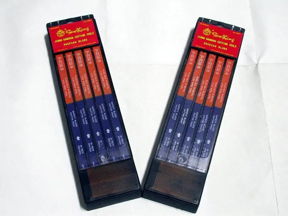 Bimetal hacksaw blade box