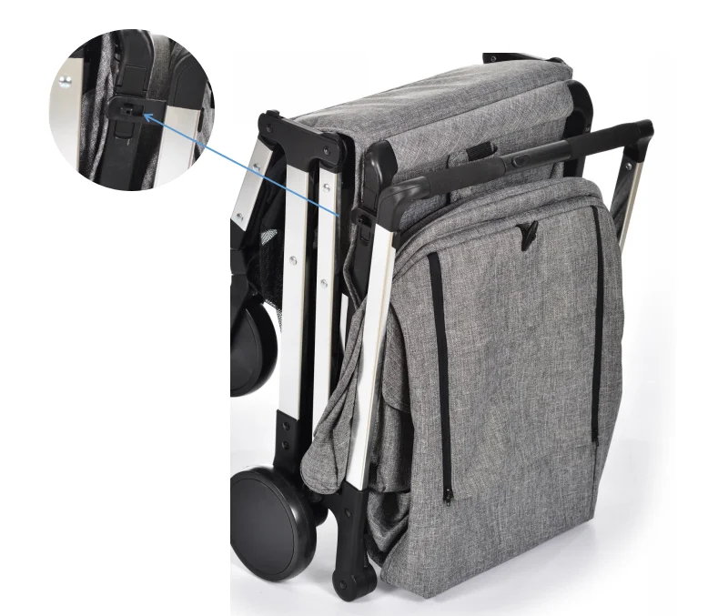 compact folding pushchair