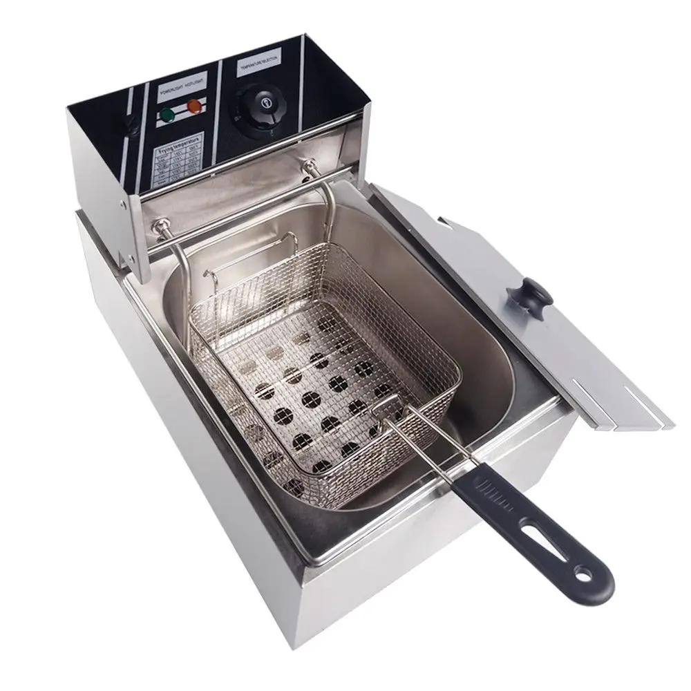 10l Single Tank Stainless Steel Electric Ventless Fryer Buy Electric