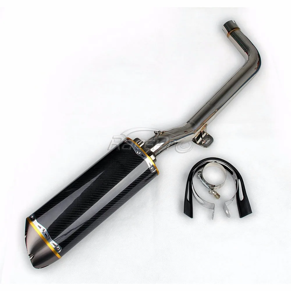 Racepro Carbon Fiber Slipon Muffler Silencer Motorcycle Custom Exhaust For Cbr 600 Rr (2007