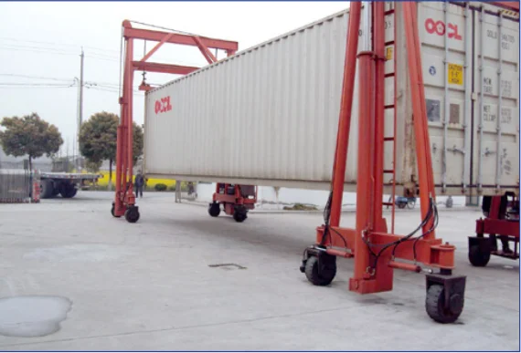 Port Lifting Container Cranes,40t Rubber Tyre Gantry Cranes,Straddle ...