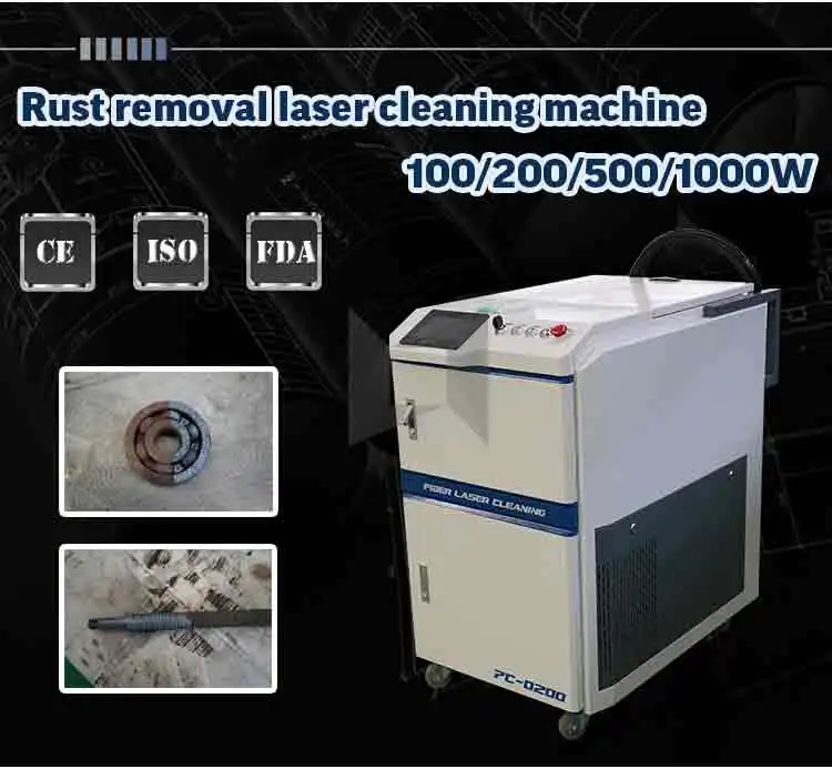 Electronics industry and semiconductor 100w laser cleaning machine
