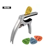 Custom logo multi function classical acoustic guitar accessories capo with picks